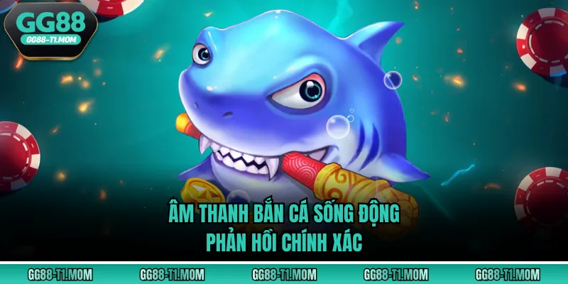 Âm thanh bắn cá sống động, phản hồi chính xác