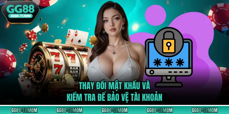 Thay đổi mật khẩu và kiểm tra t để bảo vệ tài khoản